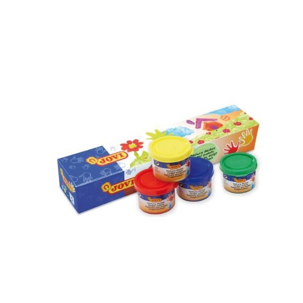 PINTURA DEDOS  / GUACHE JOVI PLAY C/ 5 FRASCOS 40ML