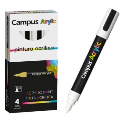 MARCADOR CAMPUS ACRYLIC 2.0mm BRANCO