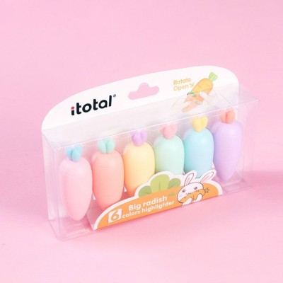 SUBLINHADOR I-TOTAL MACARON CENOURINHAS 6 CORES