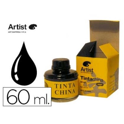 TINTA DA CHINA ARTIST 60ML PRETO