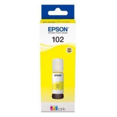 TINTEIRO EPSON ECOTANK Nº102 T03R440 AMARELO 70ML ORIGINAL