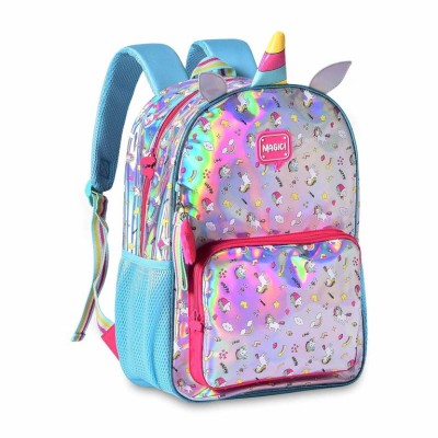 MOCHILA CLIO UNICORNIO HOLOGRAFICO