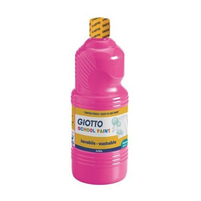 GUACHE LIQUIDO GIOTTO ESCOLAR (LAVAVEL) 1LT ROSA FORTE MAGENTA