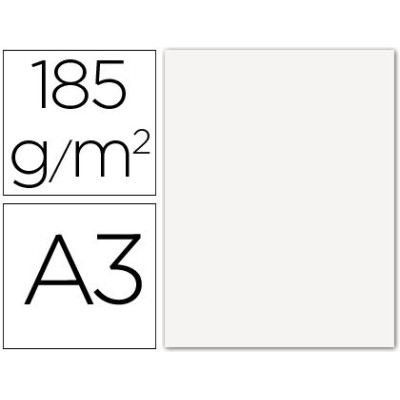 PACK C/ 50 FOLHAS CARTOLINA CANSON IRIS A3 180/185gr. BRANCO