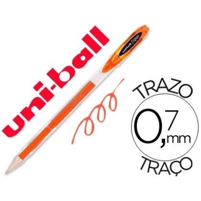 ESFEROGRAFICA UNIBALL SIGNO GEL STICK UM-120 0,7mm LARANJA