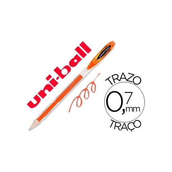ESFEROGRAFICA UNIBALL SIGNO GEL STICK UM-120 0,7mm LARANJA