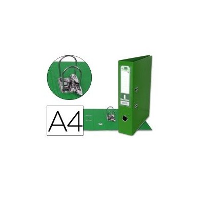 PASTA  ARQUIVO PVC "LP"  C/ CALHA METALICA A4  L/L 70/80MM VERDE