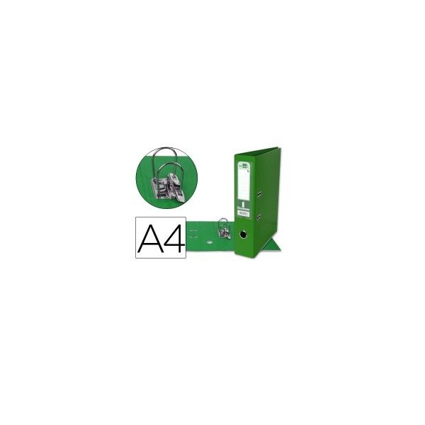 PASTA  ARQUIVO PVC "LP"  C/ CALHA METALICA A4  L/L 70/80MM VERDE