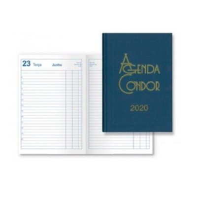 AGENDA DIARIA CONDOR 2020 A5 15x21cm AZUL