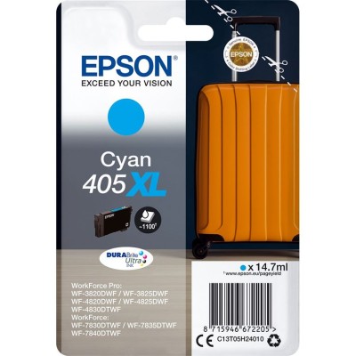 TINTEIRO EPSON 405XL CYAN 1.1K ORIGINAL