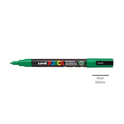 MARCADOR UNIBALL POSCA PC3M 0,9mm VERDE