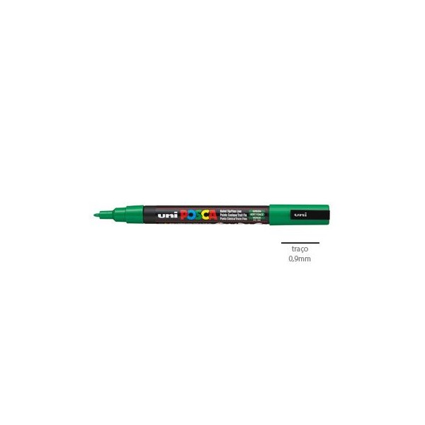 MARCADOR UNIBALL POSCA PC3M 0,9mm VERDE