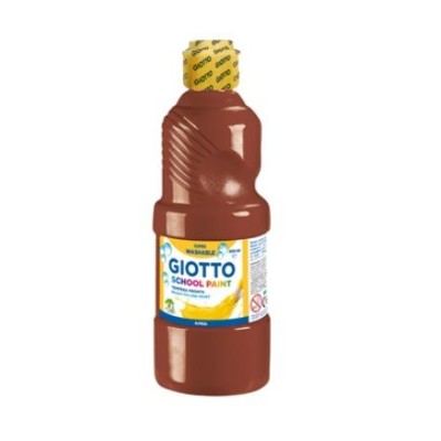GUACHE LIQUIDO GIOTTO ESCOLAR (LAVAVEL) 500ML CASTANHO