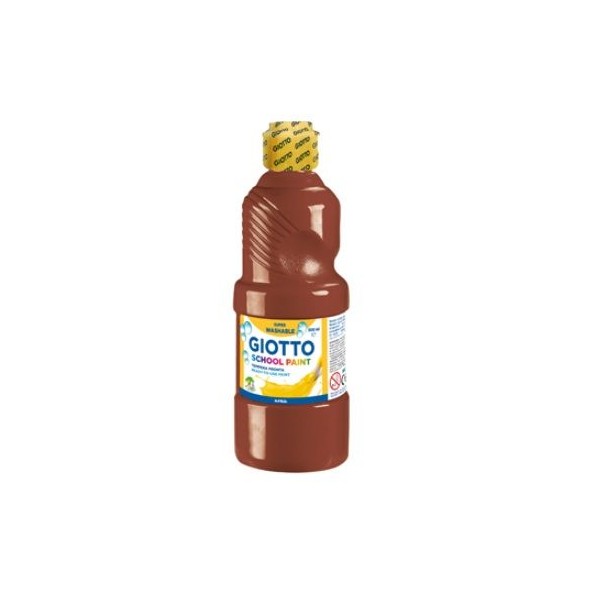 GUACHE LIQUIDO GIOTTO ESCOLAR (LAVAVEL) 500ML CASTANHO
