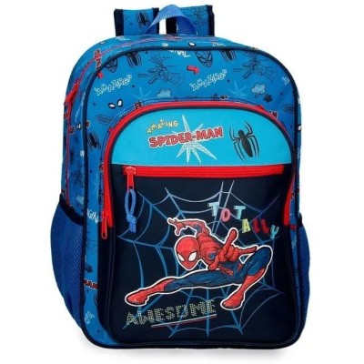 MOCHILA MARVEL SPIDER-MAN TOTALLY AWESOME 2024 ADAPTAVEL A CARRO