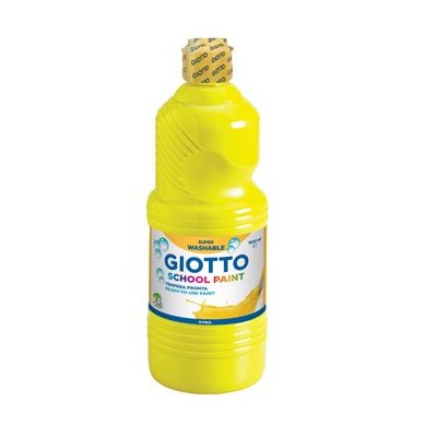 GUACHE LIQUIDO GIOTTO ESCOLAR (LAVAVEL) 1LT AMARELO