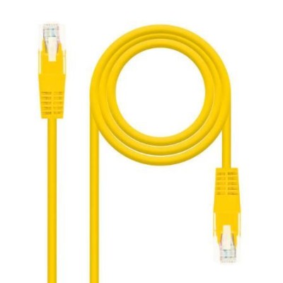 CABO REDE NANOCABLE CAT 6  0.5MT / 50cm - AMARELO