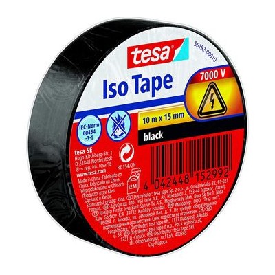 FITA ISOLADORA TESA 15MMx10MT PRETO