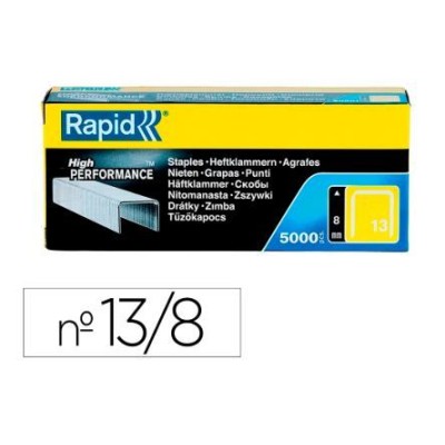 AGRAFES RAPID 13/8 Cx5000unid. GALVANIZADO