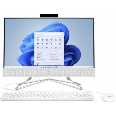 ALL IN ONE  HP 22-DD2000NP 21.5"P FHD - BRANCO NEVE NON-TOUCH - INTEL CELERON J4025 / RAM DDR4 8GB / SSD 256GB M.2 / W11 64BIT