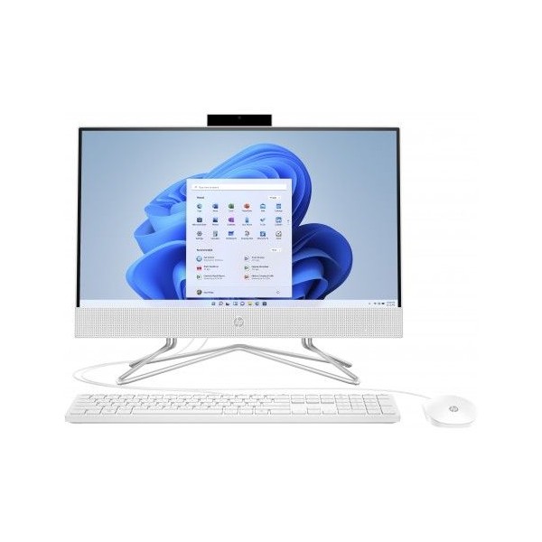 ALL IN ONE  HP 22-DD2000NP 21.5"P FHD - BRANCO NEVE NON-TOUCH - INTEL CELERON J4025 / RAM DDR4 8GB / SSD 256GB M.2 / W11 64BIT