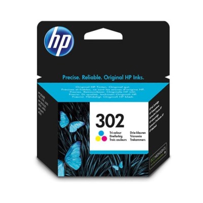 TINTEIRO HP 302 TRICOLOR ORIGINAL