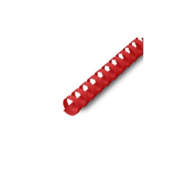 ARGOLAS PVC ENCADERNAR 10MM 60FLS VERMELHO 100unid.