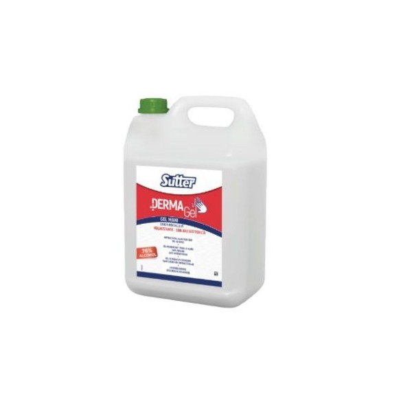 DESINFETANTE P/ MAOS  SUTTER DERMAGEL ANTIMICROBIABNO RECARGA 5LT
