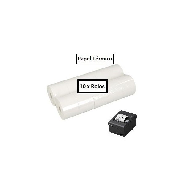 PACK C/ 10 x ROLOS TÉRMICO 80x60x11
