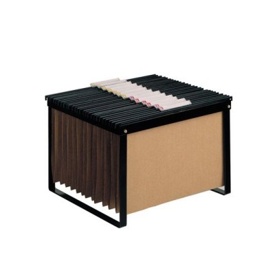 SUPORTE PARA CAPAS DE ARQUIVO SUSPENSO QC  PRETO PARA FORMATOS FOLIO E DIN A4  (usa capas 01026906)