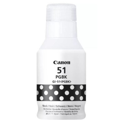 TINTEIRO ECOTANK CANON GI51PGBK 135ML PRETO 6K ORIGINAL