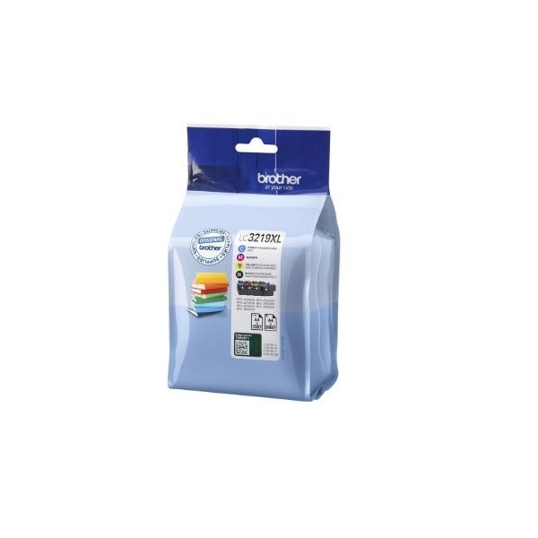 KIT 4 TINTEIROS BROTHER LC3219XL (BK/C/M/Y) ORIGINAL