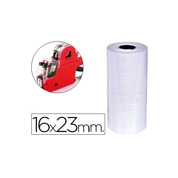ETIQUETAS QC 16X23mm ROLO DE 700 ETIQUETAS BRANCAS