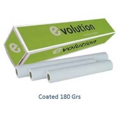 ROLO PLOTTER 914MMx30MT x 180GRS EVOLUTION PREMIUM COATED