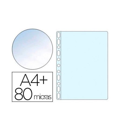 PACK C/ 10 x BOLSAS CATALOGO (MICAS) A4+ FOLIO 80My CRISTAL
