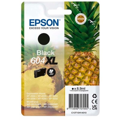 TINTEIRO EPSON 604XL PRETO ORIGINAL