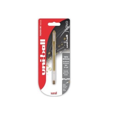 ESFEROGRAFICA UNIBALL SIGNO GEL STICK UM-120 NM 0,8mm OURO