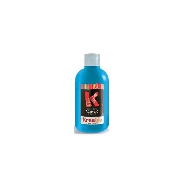 FRASCO TINTA ACRILICA TOY COLOR 500ML AZUL CYAN