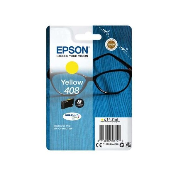 TINTEIRO EPSON 408 AMARELO ORIGINAL 1.1K