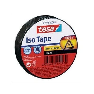FITA ISOLADORA TESA 19MMx20MT PRETO