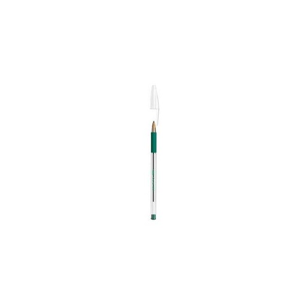 CANETA ESFEROGRAFICA BIC CRISTAL GRIP MEDIA 1.0mm VERDE