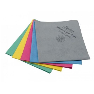 KIT 5x PANOS MICROCLEAN VILEDA 40x45CM - CORES SORTIDAS 