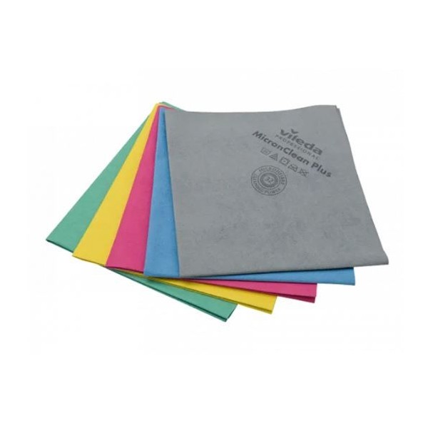 KIT 5x PANOS MICROCLEAN VILEDA 40x45CM - CORES SORTIDAS 