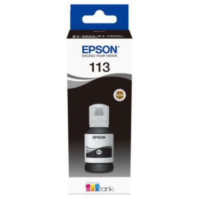 TINTEIRO EPSON ECOTANK Nº113 PRETO 127ML 7.5k ORIGINAL