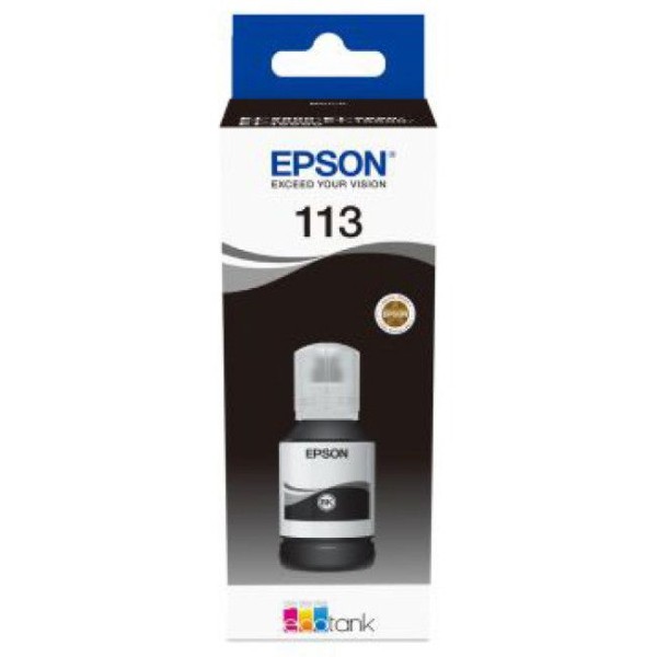 TINTEIRO EPSON ECOTANK Nº113 PRETO 127ML 7.5k ORIGINAL