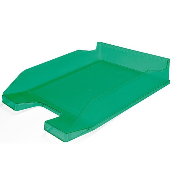 TABULEIRO PLASTICO PORTA DOCUMENTOS TRANSPARENTE VERDE