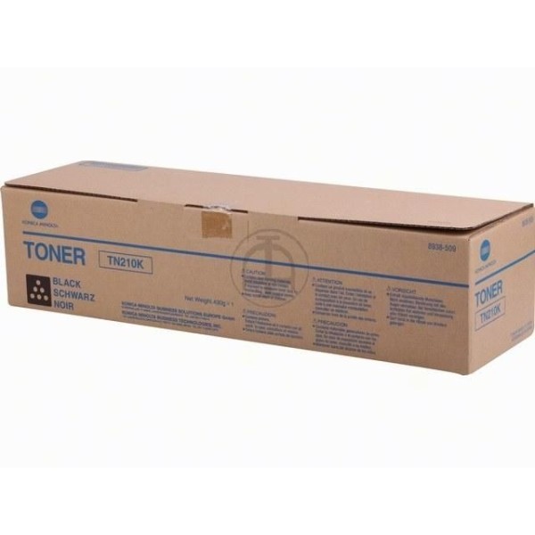 TONER KONICA MINOLTA BIZHUB C250 TN210 PRETO 20K ORIGINAL
