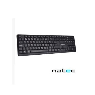 TECLADO NATEC SLIM ERGONOMICO USB