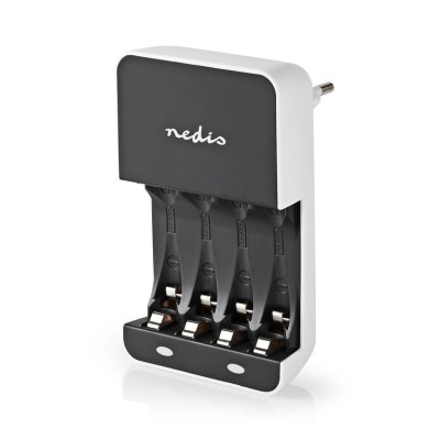CARREGADOR NEDIS PILHAS RECARREGAVEIS AA/AAA
