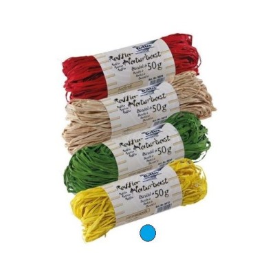 NOVELO FIO RAFIA NATURAL 50gr. AZUL ROYAL